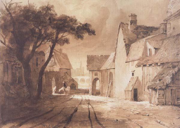 Samuel Palmer Study of Old Builings